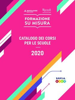 2020 CATALOGO DEI CORSI PER LE SCUOLE - Formazione su ...
