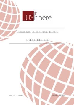 Numero 1/2019 RIVISTA SEMESTRALE DI DIRITTO - Settembre 2019 - Ius in itinere