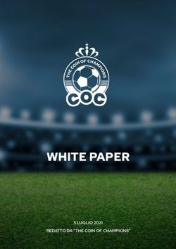 WHITE PAPER 5 LUGLIO 2021 REDATTO DA "THE COIN OF CHAMPIONS"