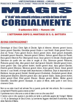 BUONA CONTINUAZIONE ! - Unit&agrave; Pastorale Arosio Carugo