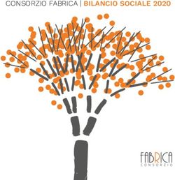 CONSORZIO FABRICA | BILANCIO SOCIALE 2020