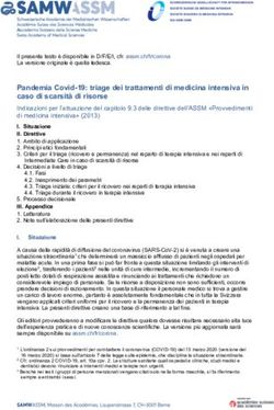 Pandemia Covid-19: triage dei trattamenti di medicina intensiva in caso di scarsit&agrave; di risorse - SAMW