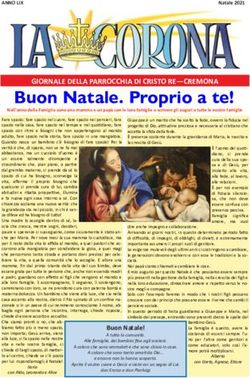 Buon Natale. Proprio a te! - GIORNALE DELLA PARROCCHIA DI CRISTO RE-CREMONA - Parrocchia Cristo Re