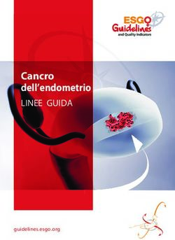 Cancro dell'endometrio - LINEE GUIDA - guidelines.esgo.org
