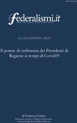 Il potere di ordinanza dei Presidenti di Regione ai tempi di Covid19 - di Federico Furlan