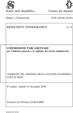 RESOCONTO STENOGRAFICO - Parlamento