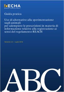 Guida pratica Uso di alternative alla sperimentazione sugli animali per adempiere le prescrizioni in materia di informazione relative alla ...