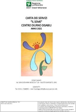 CARTA DEI SERVIZI "IL SEME" CENTRO DIURNO DISABILI