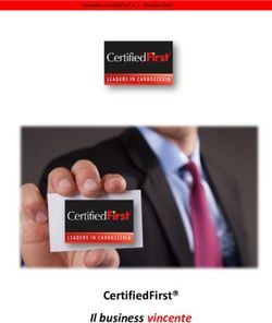 CertifiedFirst Il business vincente - Certified First
