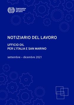 Settembre - dicembre 2021 - ILO