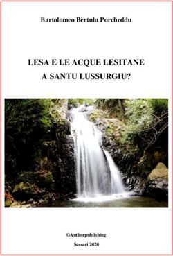 LESA E LE ACQUE LESITANE A SANTU LUSSURGIU? - Bartolomeo B&egrave;rtulu Porcheddu - Authorpublishing