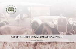 SAFARI AL NORD CON MKOMAZI E ZANZIBAR - Tour/safari di 15 giorni - SDT Safaris & Travel