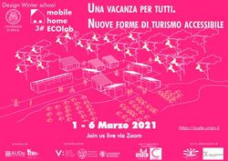 UNA VACANZA PER TUTTI. NUOVE FORME DI TURISMO ACCESSIBILE - UNIVERSITÀ DEGLI STUDI DI PAVIA