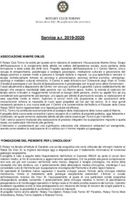 Service a.r. 2019-2020 - ROTARY CLUB TORINO