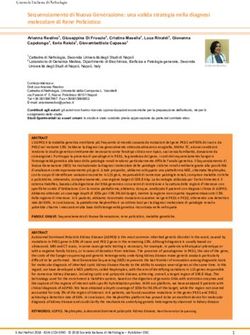 Sequenziamento di Nuova Generazione: una valida strategia nella diagnosi molecolare di Rene Policistico