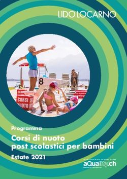 Corsi di nuoto post scolastici per bambini - Estate 2021 - Lido ...