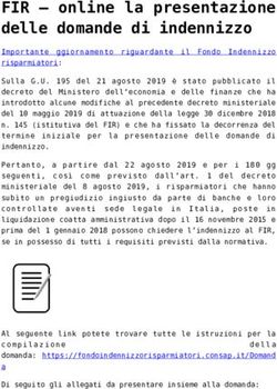 FIR - online la presentazione delle domande di indennizzo
