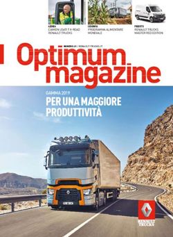 PER UNA MAGGIORE PRODUTTIVIT&Agrave; - AZIENDA CAMION USATI T X-ROAD RENAULT TRUCKS GEOGRAFIA PROGRAMMA ALIMENTARE MONDIALE