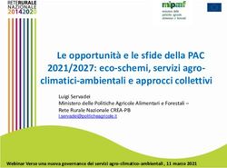Le opportunità e le sfide della PAC 2021/2027: eco-schemi, servizi agro- LIFE ...