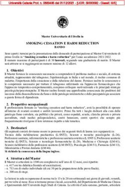 SMOKING CESSATION E HARM REDUCTION - Universit&agrave; degli Studi di ...