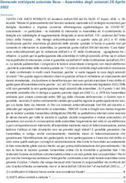 Domande anticipate azionista Bava - Assemblea degli azionisti 28 Aprile 2022 - Amazon AWS