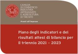 Piano degli indicatori e dei risultati attesi di bilancio per il triennio 2021 2023