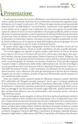 Presentazione - Vie della Bellezza