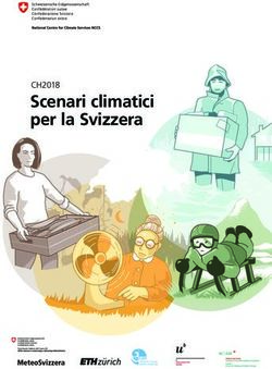 Scenari climatici per la Svizzera - CH2018 - admin.ch