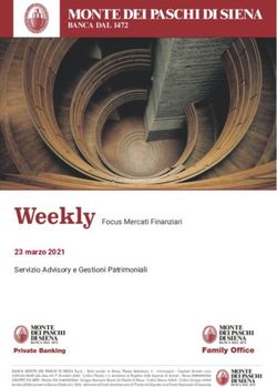 Servizio Advisory e Gestioni Patrimoniali - 23 marzo 2021 - MPS