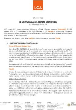 LE NOVIT&Agrave; FISCALI DEL DECRETO SOSTEGNI BIS - LCA ...