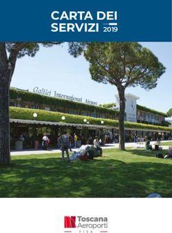 CARTA DEI SERVIZI 2019 - Toscana Aeroporti