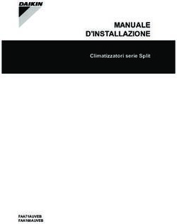 MANUALE D'INSTALLAZIONE - Climatizzatori serie Split - FAA71AUVEB FAA100AUVEB - Daikin.it