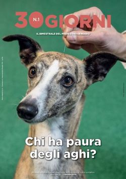 30GIORNI N.1 IL BIMESTRALE DEL MEDICO VETERINARIO