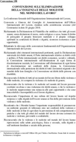 CONVENZIONE SULL'ELIMINAZIONE DELLA VIOLENZA E DELLE MOLESTIE NEL MONDO DEL LAVORO1 - UIL.it
