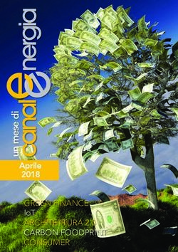 Aprile 2018 green finance iot architettura 2.0 carbon foodprint - Canale Energia