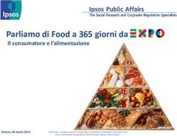 Parliamo di Food a 365 giorni da - Il consumatore e l'alimentazione - Centromarca