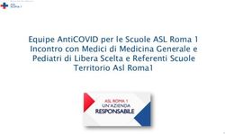 Equipe AntiCOVID per le Scuole ASL Roma 1 Incontro con Medici di Medicina Generale e Pediatri di Libera Scelta e Referenti Scuole Territorio Asl ...