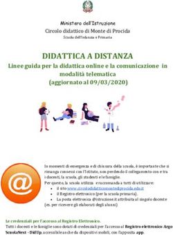 DIDATTICA A DISTANZA Linee guida per la didattica online e la comunicazione in modalità telematica (aggiornato al 09/03/2020) - Circolo Didattico ...