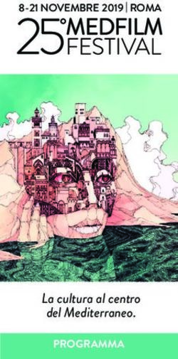 La cultura al centro del Mediterraneo - 8-21 NOVEMBRE 2019 | ROMA