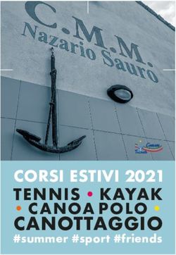 CANOTTAGGIO CORSI ESTIVI 2021 TENNIS KAYAK CANOA POLO - Circolo Marina Mercantile Trieste