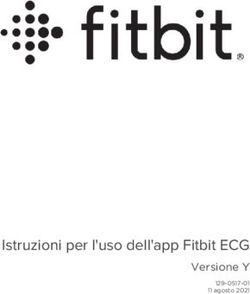 Istruzioni per l'uso dell'app Fitbit ECG - Versione Y 129-0517-01 11 agosto 2021