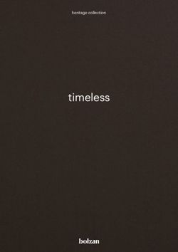 Timeless - heritage collection - CLUB CASA ITALIA