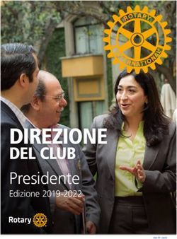 DIREZIONE DEL CLUB Presidente Edizione 2019-2022 - Rotary International