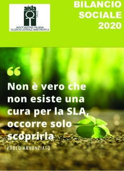 BILANCIO SOCIALE 2020 - AISLA