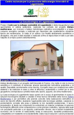 Centro nazionale per la promozione delle energie rinnovabili di Legambiente La Casa Ecologica di Legambiente