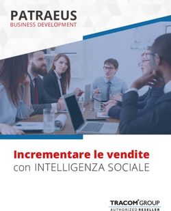 PATRAEUS - Incrementare le vendite con INTELLIGENZA SOCIALE