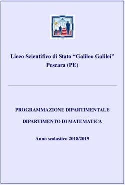 Liceo Scientifico di Stato "Galileo Galilei" Pescara (PE) - PROGRAMMAZIONE DIPARTIMENTALE DIPARTIMENTO DI MATEMATICA Anno scolastico 2018/2019 ...