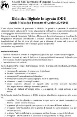Didattica Digitale Integrata (DDI) - Scuola Media San Tommaso d'Aquino 2020/2021 - Farlottine