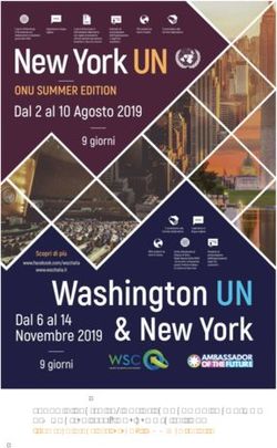BANDO DI PARTECIPAZIONE AL PROGRAMMA FORMATIVO NEW YORK UN 2019 - ONU SUMMER EDITION - "L'AMBASCIATORE DEL FUTURO" - WWW.WSCITALIA.IT 2018 ...