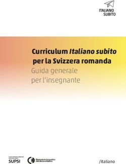 Curriculum Italiano subito - Guida generale per l'insegnante